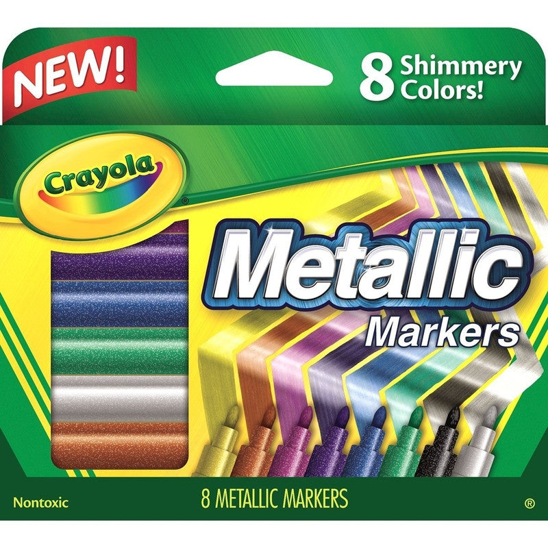 Crayola металлик фломастер, 8 ш