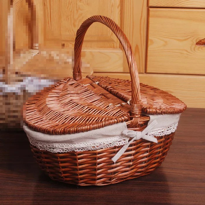 Basket with lid ~ Тагтай cагс