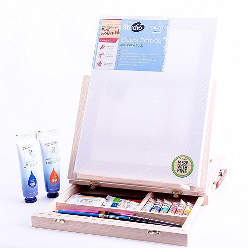 Easel with drawer, MontMarte ~ МонтМарт шүүгээтэй зургийн тавиур
