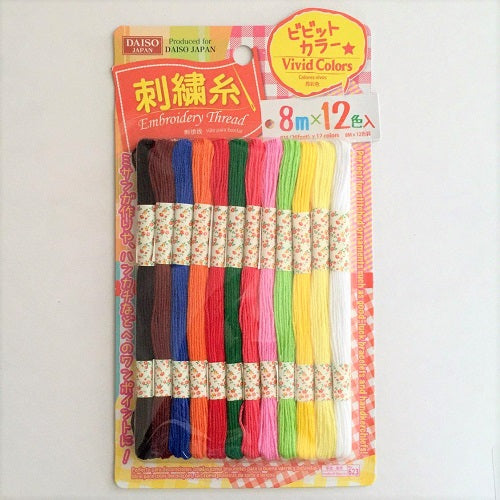 Embroidery thread, 12 Хатгамалын утас, 12 ш. Konfetti