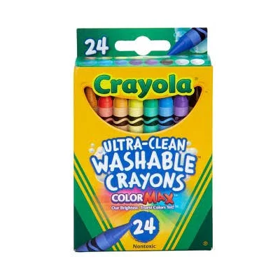 Crayola арилдаг тосон харандаа, 24 ш