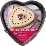 Wilton 9" Heart springform pan ~ Зүрхэн хэлбэртэй, түгжээтэй сав, 22.8 cm
