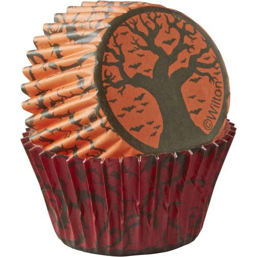 Cupcake liners mini Halloween, Wilton ~ Кексны жижиг аяганы цаас, Halloween