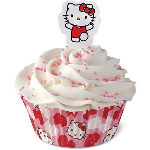 Cupcake decorating kit Hello Kitty, Wilton ~ Кексны цаасан сет, Hello Kitty