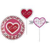 Cupcake decorating kit Valentine, Wilton ~ Кексны цаасан сет, Валентины Баяр