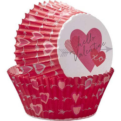 Cupcake liners Heartfelt Valetine, Wilton ~ Кексны цаас, Валентины баяр