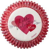 Cupcake liners Heartfelt Valetine, Wilton ~ Кексны цаас, Валентины баяр