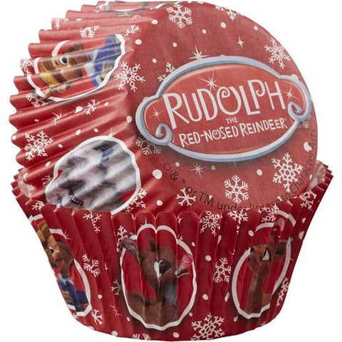 Cupcake liners Rudolph, Wilton ~ Кексны цаас, цаа буга