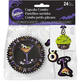 Cupcake decorating kit Eyeball Martini, Wilton ~ Кексны цаасан сет, Halloween