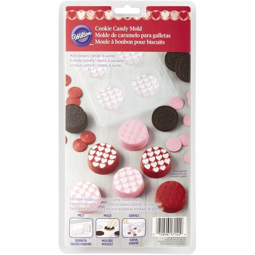 Cookie candy mold mini hearts, Wilton ~ Зүрхэн хээний хэв