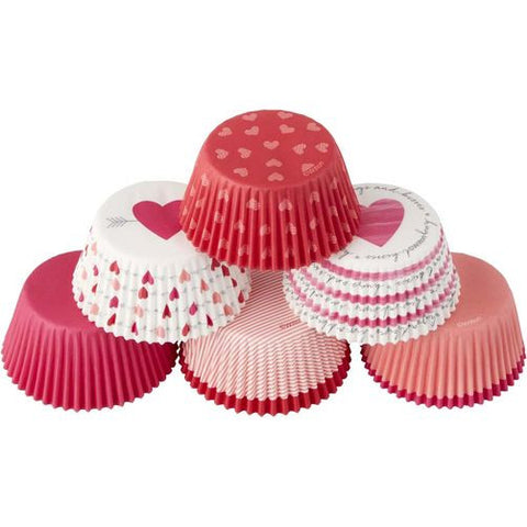 Cupcake liners variety Valentine, Wilton ~ Кексны цаас, Валентины сет