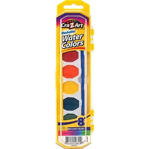 CraZart Washable Watercolors 8 ~ CraZart Усан Будаг 8