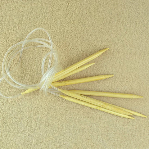 Bamboo circular knitting needles ~ Хулсан сүлжмэлийн зүү