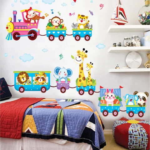 Wall sticker "Train" ~ "Галт тэрэг" хананд наадаг цаас