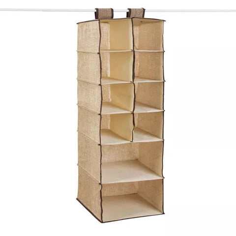 Hanging wardrobe organizer, multi-compartment ~ Олон нүдтэй хувцасны өлгөдөг сав