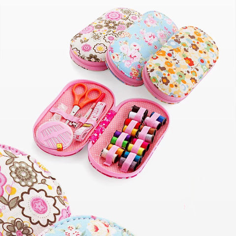 Sewing thread kit with case ~ Савтай оёдлын хэрэгслийн багц