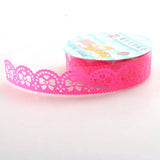 Masking tape, self-adhesive lace ~ Наалддаг торон хээтэй тууз