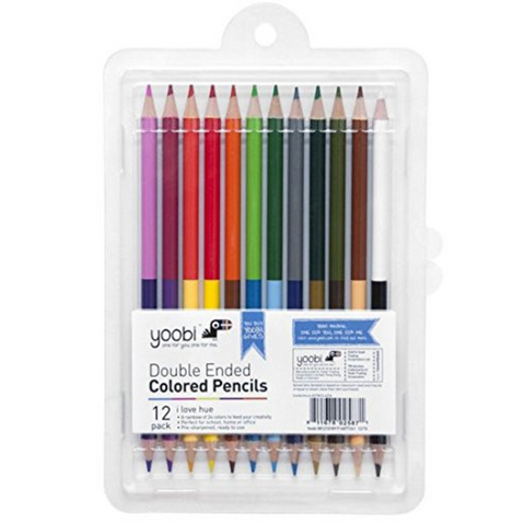 Yoobi double-ended colored pencils, 12 ct ~ 2 үзүүртэй 12 ш өнгийн харандаа