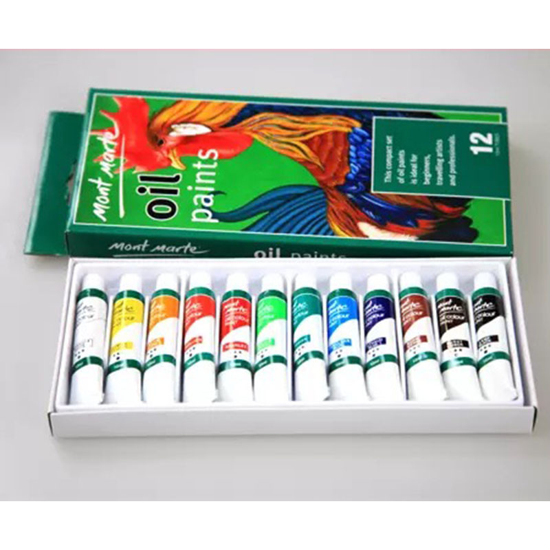 MontMarte oil paint, 12 colors ~ МонтМарт тосон будаг, 12 өнгө