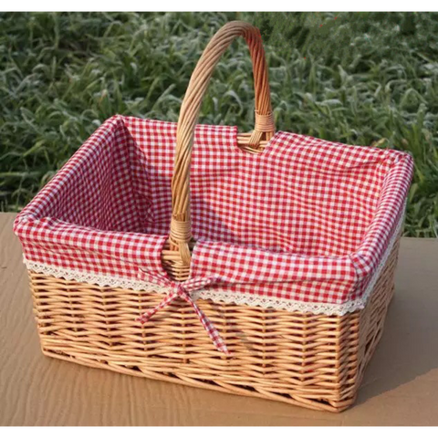 Basket with round handle ~ Бариултай сагс