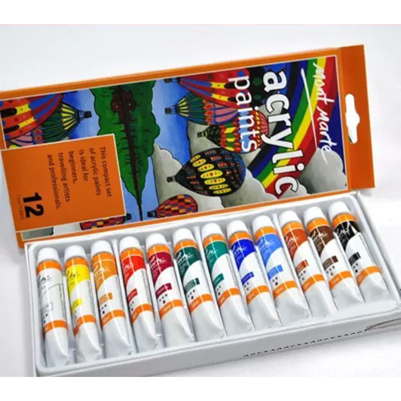 MontMarte acrylic paint, 12 colors ~ МонтМарт aкрил будаг, 12 өнгө