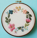 Embroidery "Flower circle" ~ Хатгамал "Цэцгэн тойрог"