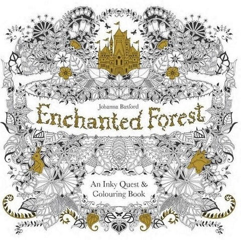 Coloring book "Enchanted Forest" ~ "Ид шидтэй ой" буддаг ном