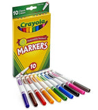 Crayola нарийн хошуутай фломастер, 10 ш