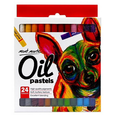 Mont Marte oil pastels 24 colors ~ МонтМарт тосон харандаа, 24 өнгө