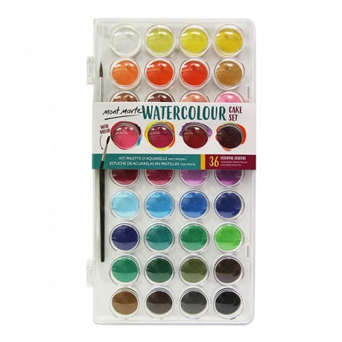 Mont Marte watercolors 36 ct ~ Усан будаг 36 өнгө, МонтМарт