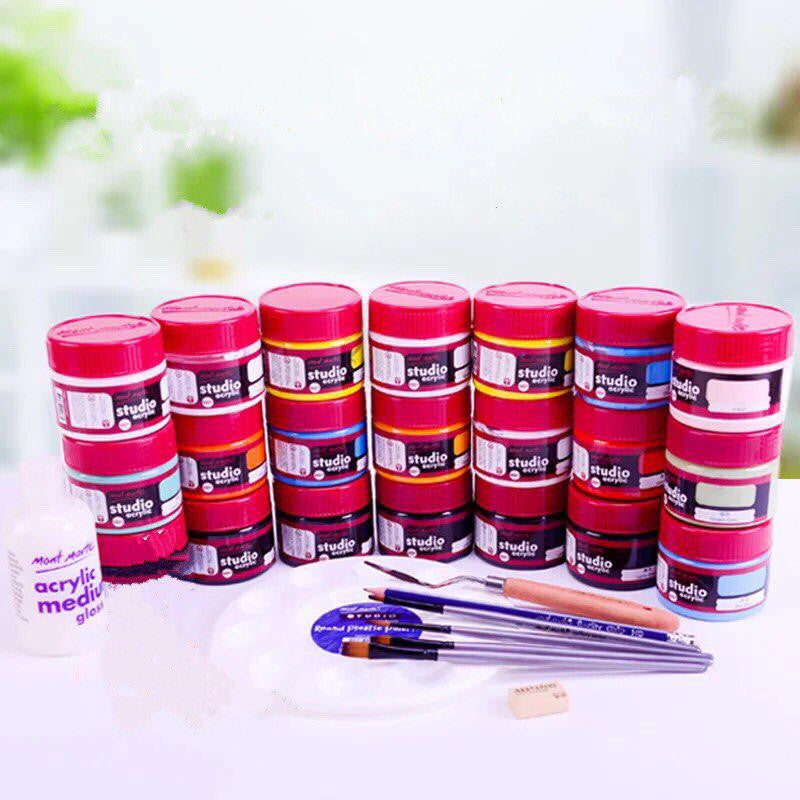 MontMarte acrylic paint set, 7x100 ml ~ МонтМарт акрил будгийн багц, 7х100 мл