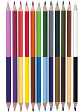 Yoobi double-ended colored pencils, 12 ct ~ 2 үзүүртэй 12 ш өнгийн харандаа
