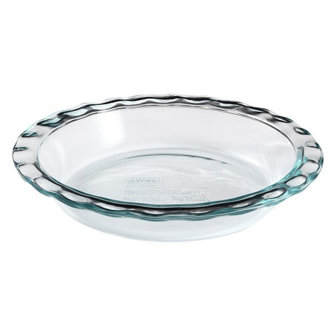 Pie plate round 9.5", Pyrex ~ Бялууны шилэн сав, 24 см